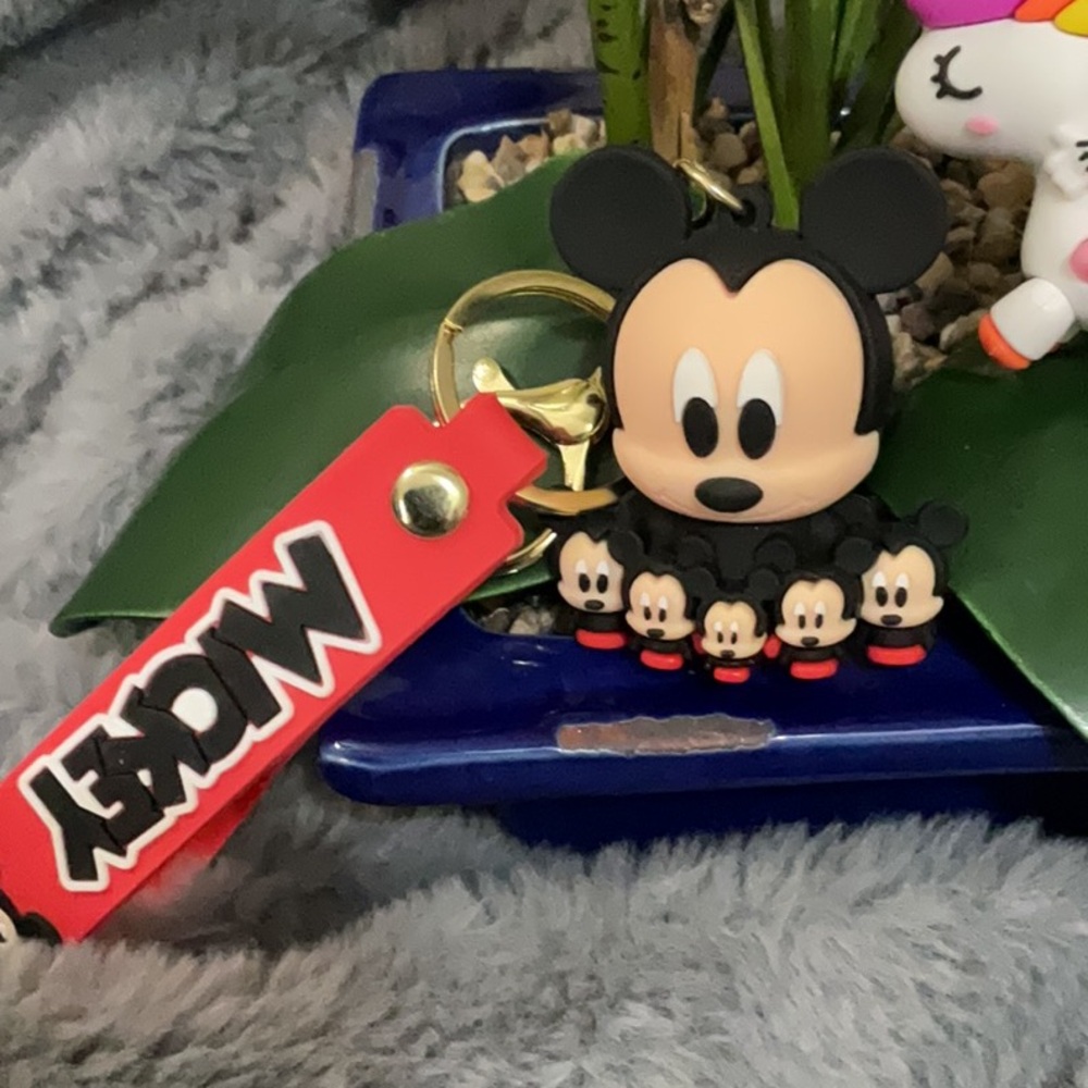 Disney Keychain with charm and wristlet NEW ❤️